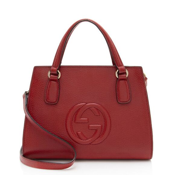 Gucci Handbags - Gucci Leather Soho Small Satchel